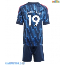 Camisa de time de futebol Arsenal Leandro Trossard #19 Replicas 2º Equipamento Infantil 2025-26 Manga Curta (+ Calças curtas)
